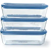 Pyrex Lunchbox-Set 800 ml 3 Stücke