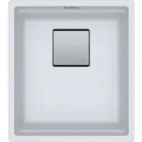 Franke Kubus 2 - Fragranitspüle KNG 110-37, 410x460 mm, Glacier 125.0672.041