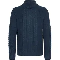 Blend Rollkragenpullover "BHBasim" Stilvoller Strickpullover mit Rollkragen und Zopfmuster