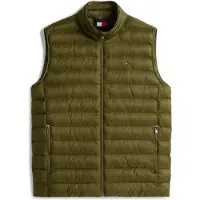 Tommy Hilfiger Steppweste "PACKABLE RECYCLED VEST" mit Logostickerei