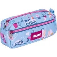 Milan 2 Rechteckiges Federmäppchen Mit Reißverschluss Roller 2 Special Series Blau Mann Blau One Size