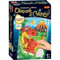 Ranok Bild aus Pailletten. Dinosaurier Trex
