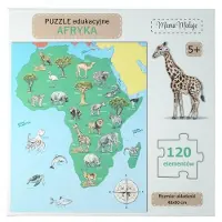 Mama Maluje Puzzle „Afrika“ mit 120 Teilen für Kinder –