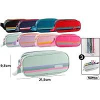 MP Main Paper Dreifach-Stifteetui 21,5 x 9,5 cm MIX –