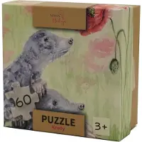 Mama Maluje Puzzle Krety 60 elementów dla dzieci