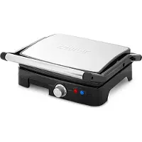 Zelmer ZPR2000, Schwarz, Edelstahl, Drehregler, 290 x 230 mm, 2 Zone(n), 2200 W
