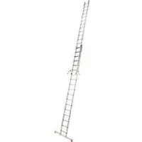 Krause FABILO Schiebeleiter, 2 x 18 Sprossen