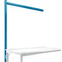 Manuflex Aufbauportal, Ansatzisch SPEZIAL Arbeitstisch-/Werkbanksystem UNIVERSAL/PROFI, 1500 mm, lichtblau