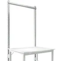 Manuflex Aufbauportal, Grundtisch SPEZIAL Arbeitstisch-/Werkbanksystem UNIVERSAL/PROFI, 1250 mm, lichtgrau