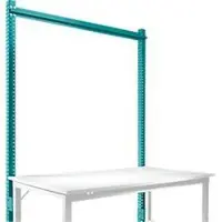 Manuflex Aufbauportal, Grundtisch STANDARD Arbeitstisch-/Werkbanksystem UNIVERSAL/PROFI, 1500 mm, wasserblau