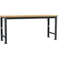 Manuflex Werkbank Profi Spezial, Tischplatte Multiplex, 2000 x 700 mm, anthrazit