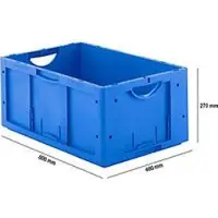 Ssi Euro Box Serie LTB 6270, aus PP, Inhalt 51,4 L, ohne Deckel, blau