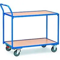 Fetra Tischwagen mit 2 Etagen, 850 x 500 mm