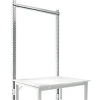 Manuflex Aufbauportal, Grundtisch SPEZIAL Arbeitstisch-/Werkbanksystem UNIVERSAL/PROFI, 1250 mm, alusilber