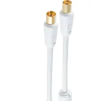 Shiverpeaks BS80408 Koaxialkabel 10 m Coax Koaxial Weiss