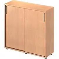 Schäfer Shop Schiebetürenschrank TETRIS WOOD, 3 OH, B 1200 mm, Höhe inkl. Gleiter, Buche-Dekor