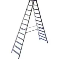 HACA Doppelstufenleiter Lila-Serie, 12 Stufen
