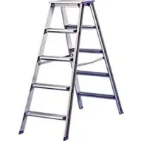 HACA Doppelstufenleiter Lila-Serie, 5 Stufen