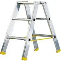 HACA Doppelstufen-Stehleiter MEHRSI, 3 Stufen, 4,5 kg
