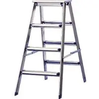 HACA Doppelstufenleiter Lila-Serie, 4 Stufen