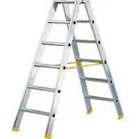 HACA Doppelstufen-Stehleiter MEHRSI, 6 Stufen, 9 kg