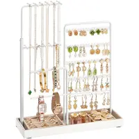 Hobby Hall Schmuckständer aus Metall mit Samttablett JJS026W01