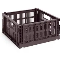 HAY - Colour Crate M Square Aufbewahrungsbox (Bordeauxrot)