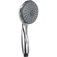 Wirquin 60720770, Handduschbrause mit Kopf, Chrom, 10 cm