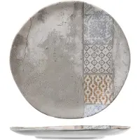 H&h Satz von 12 Esstellern Malaga Stoare, Decorato, Cm 26