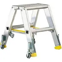 HACA Trittleiter Mehrsi, Leichtmetall, 2 Stufen, 4,6 kg