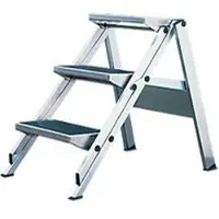 Krause Klapptreppe, aluminium, 3 Stufen