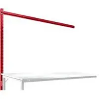 Manuflex Aufbauportal, Ansatzisch SPEZIAL Arbeitstisch-/Werkbanksystem UNIVERSAL/PROFI, 2000 mm, rubinrot