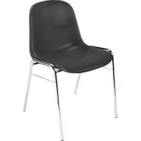 Nowy Styl Formschalenstuhl Beta, stapelbar, desinfektionsmittelbeständig, Sitzhöhe 460 mm, anthrazit