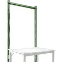 Manuflex Aufbauportal, Grundtisch SPEZIAL Arbeitstisch-/Werkbanksystem UNIVERSAL/PROFI, 1250 mm, resedagrün