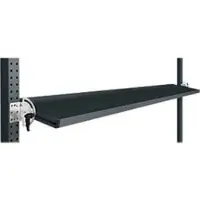 Manuflex Neigbare Ablagekonsole, für Reihe Universal oder Profi, Nutztiefe 345 mm, für Tischbreite 1750 mm, anthrazit