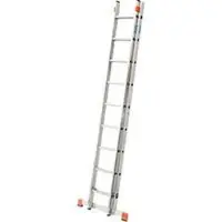 Krause FABILO Schiebeleiter, 2 x 9 Sprossen
