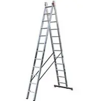 Krause DUBILO Mehrzweckleiter, 2 x 12 Sprossen