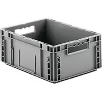 Ssi Euro Box Serie MF 4170, aus PP, Inhalt 14,6 L, Durchfassgriff, grau