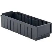Ssi Regalkasten RK 521, 10 Fächer, aus recyceltem Kunststoff, eisengrau, 20 Stück
