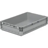 Ssi Euro Box Leichtbehälter ELB 6120, aus PP, Inhalt 23,3 L, ohne Deckel, grau