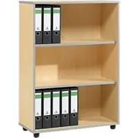 Schäfer Shop Regal MOXXO IQ, Holz, 3 Fächer, 3 OH, B 801 x T 362 x H 1115 mm, Ahorn-Dekor
