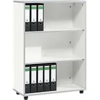 Schäfer Shop Regal MOXXO IQ, Holz, 3 Fächer, 3 OH, B 801 x T 362 x H 1115 mm, weiß