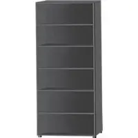 Schäfer Shop Regal, 6 OH, B 800 x T 420 x H 2240 mm, graphit