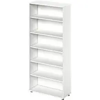 Schäfer Shop Regal TETRIS WOOD, 6 OH, Höhe inkl. Gleiter, B 1000 mm, weiß
