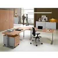 Schäfer Shop Schiebetürenschrank TETRIS SOLID, 2 OH, Mitteltrennwand, B 1600 x T 413 x H 818 mm, Buche/weißalu