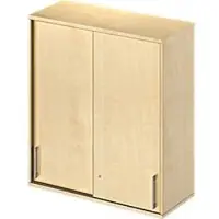 Schäfer Shop Aufsatz-Schiebetürenschrank TETRIS WOOD, 3 OH, B 1000 mm, Ahorn-Dekor