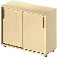 Schäfer Shop Schiebetürenschrank TETRIS WOOD, 2 OH, B 1000 mm, Höhe inkl. Gleiter, Ahorn-Dekor