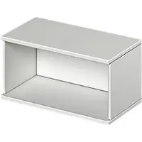 Schäfer Shop Aufsatzregal TETRIS WOOD, 1 OH, B 800, lichtgrau