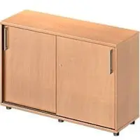Schäfer Shop Schiebetürenschrank TETRIS WOOD, 2 OH, B 1200 mm, Höhe inkl. Gleiter, Buche-Dekor