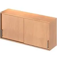 Schäfer Shop Aufsatz-Schiebetürenschrank TETRIS WOOD, 2 OH, B 1600 mm, Höhe inkl. Gleiter, Buche-Dekor